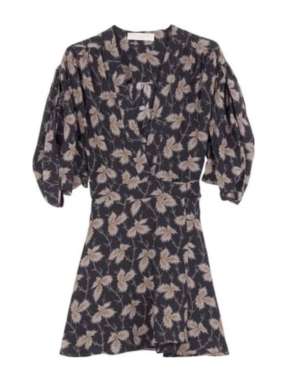 STELLA MCCARTNEY Women's Silk Printed Wrap Blouse Size 44